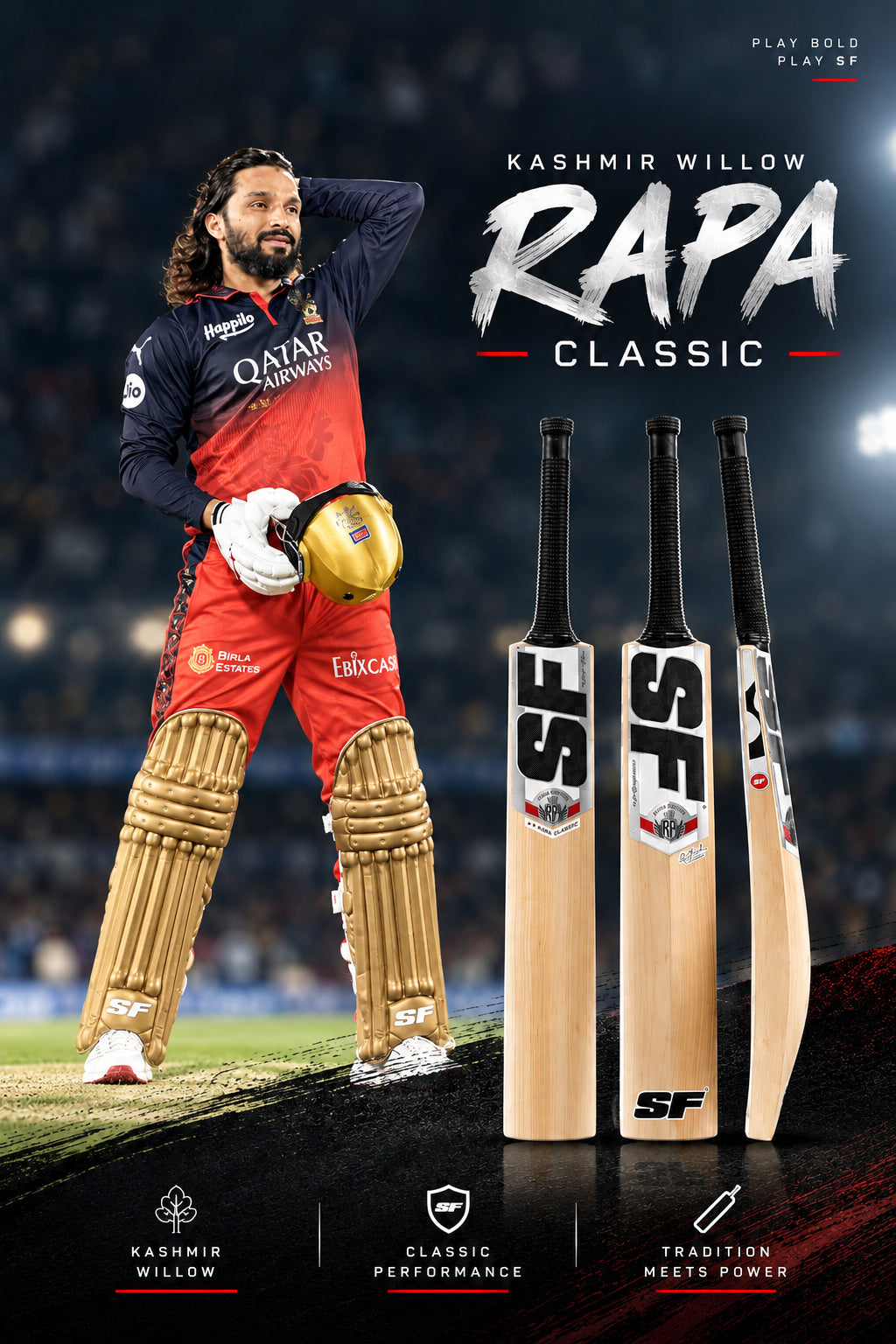 SF RAPA CLASSIC Kashmir Willow Bat